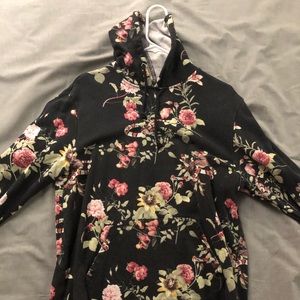 Floral hoodie